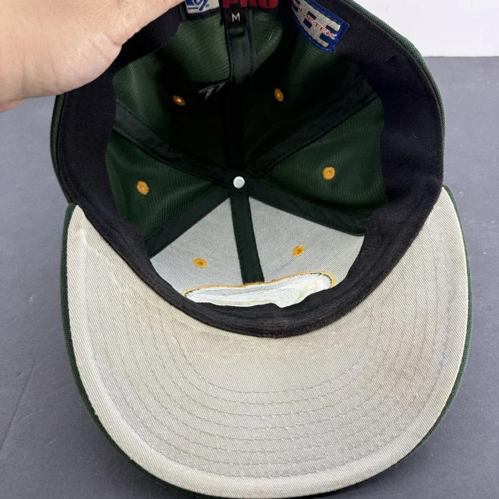 Green Bay Packers Game Pro by Gametek Fitted Hat Cap Size Medium